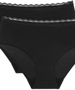 Triumph Damen Feel of Cotton Midi 2p Briefs (2er Pack)
