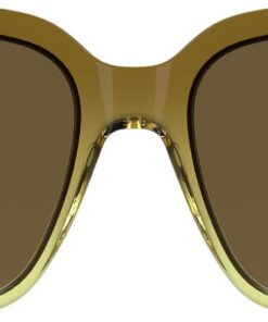 Calvin Klein Jeans Women's Sunglasses CKJ25624S - Transparent Gradient Brown/San with Solid Light Brown Lens