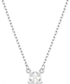 Swarovski Halskette Damen Stilla Attract Anhänger Weiß Rhodium 5701903