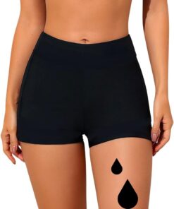 NoBlood - Badeshort hoher Bund XXS-XXL - Perioden-Badeanzug Boxer