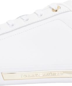 Tommy Hilfiger Damen Court Sneaker Chique aus Leder