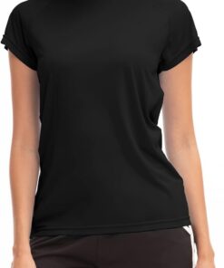 MEETWEE kurz & Lang Damen Surf Shirt Rash Guard UV Shirts Schwimmen Tankini UPF 50+ Kurzarm Badeshirt Bademode Shirt