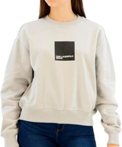 Karl Lagerfeld Jeans Damen Regular Box Logo Sweatshirt