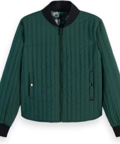 Scotch & Soda Damen Printed Reversible Bomber Jacket Bomber (1er Pack)
