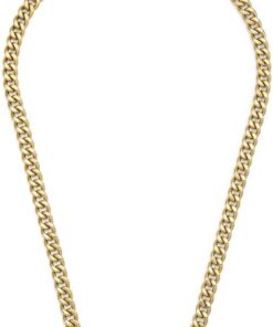 Fossil Carlie T-Bar Damen Goldfarben Edelstahl Halskette, JF04956710