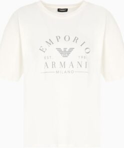 Emporio Armani Damen Logoband T-Shirt T-Shirt (1er Pack)