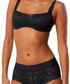 Triumph Damen Spitzen-BH Body Make-Up Illusion Lace Balconette, ohne Bügel, ohne Polsterung, Verstellbare Träger