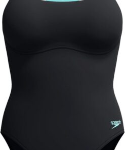 Speedo Damen Badeanzug mit Flexband und Integriertem Schwimm-BH | Schwimmen | Fitnesstraining Schwimmbekleidung