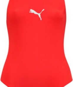 PUMA Swim Damen Racerback Badeanzug Schwimmanzug