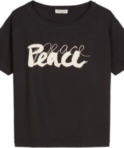 Marc O'Polo Damen T-Shirt aus Bio-Baumwolle mit Rundhalsausschnitt