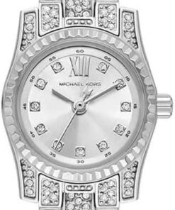 Michael Kors Lexington Damenuhr, 19mm Quarz-Dreizeigerwerk mit Edelstahl- oder Lederarmband