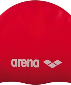 arena Classic Unisex Silikon-Badekappe, Schwimmkappe für Frauen und Männer, Badekappe mit Verstärktem Rand, Weiche und Strapazierfähige Schwimmkappe