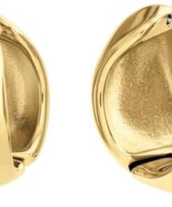Calvin Klein Creolen für Damen Kollektion SCULPTED aus Edelstahl und Gelbgold-beschichtung - 35000820