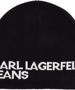 KARL LAGERFELD JEANS Damen Single Layer Logo Beanie