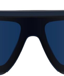 Calvin Klein Unisex CK24502S Sunglasses, 438 Blue, 55