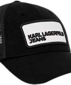 Karl Lagerfeld Jeans Damen Colour Blocked Trucker Cap Black One Size