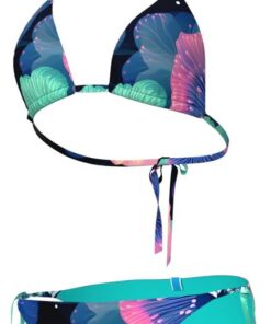 Arena Damen Women's Arena Water Print Bikini Triangle Two Piece Swimsuit (1er Pack)