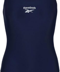 Reebok Damen Badeanzug Einteiler in Marineblau, Vector Navy, 40