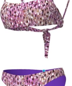 Arena Damen Women's Arena Water Prints Bikini Bralette Two Piece Swimsuit (1er Pack)