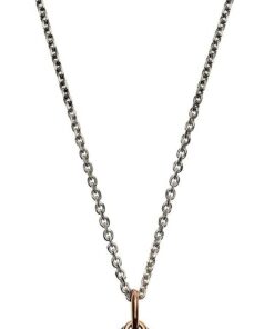 Emporio Armani Damen Sterling Silber Karabinerverschluss Halskette