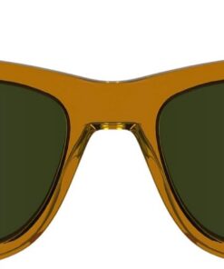 Calvin Klein Jeans Unisex Adult Sunglasses CKJ24601S - Caramel with Solid Green Lens