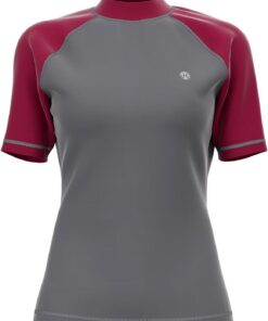 HDTIYUYP Damen Mädchen Bademode Rashguards - Frauen Kinder UV-Schutz Surfshirt Badeshirt Schnelltrocknende Aktive Wassersport Swim Tee Atmungsaktives Surfen Shirt Strand Wet Top