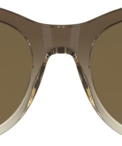 Calvin Klein Jeans Women's Sunglasses CKJ26600S - Transparent Gradient Brown/San with Solid Light Brown Lens