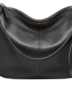 Fossil Jolie Schwarze Crossbody-Tasche aus Leder für Frauen