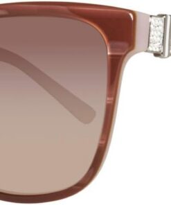 SWAROVSKI Damen SK0121-5674F Sonnenbrille, Pink (Pink / Gradient Brown), 56