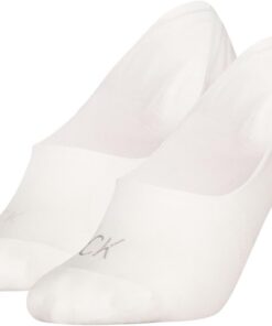 Calvin Klein Damen Mid Cut Shiny Logo Sock (2er Pack)