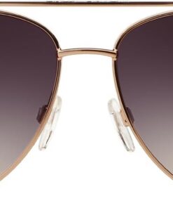 MICHAEL KORS Damen Hvar 109936 59 Sonnenbrille, Gold (Rose Gold/Grey Rose Gradient)