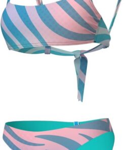 Arena Damen Women's Arena Water Prints Bikini Bralette Two Piece Swimsuit (1er Pack)