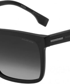 Boss 1440/S MATTE BLACK/GREY SHADED POLARIZED 59/17/150 Herrenbrillen Sonnenbrillen