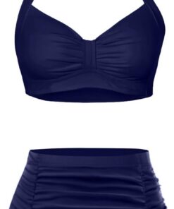 Holipick Damen Women's High Waisted Bikini Set Bikini-Set (2er Pack)