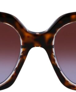KARL LAGERFELD Damen Kl6126s Sonnenbrille, Dunkles Schildpatt, One Size