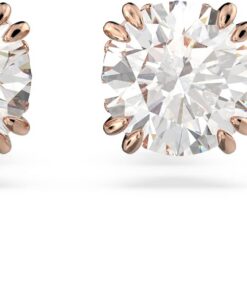 Swarovski Stilla Ohrringe, Weiße Brillantschliff-Kristalle