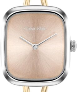 Calvin Klein Zwei-Zeiger-Quarzwerk-Uhr für Damen Kollektion CK Adore mit Edelstahlarmband - Erhältlich aus Gold, Roségold oder Silber