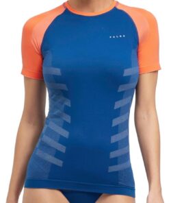 Falke Damen Warm Trend Round Neck Funktionsshirt Kurzarmshirt schnelltrocknendes atmungsaktives Funktionsmaterial für milde bis kalte Temperaturen warme Funktionsunterwäsche 1 Stück