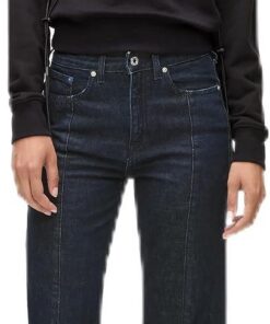Karl Lagerfeld Jeans Damen High Rise Flared Denim W/Slit