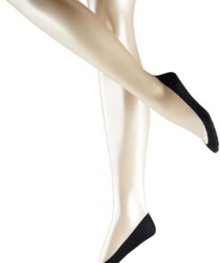 FALKE Damen Invisible Step Medium Cut Box Füßlinge atmungsaktive nachhaltige Baumwolle Invisible weicher Rand und Silikon an der Ferse für druckfreien Sitz und besten Halt einfarbig 1 Paar | mit Anti-Slip-System