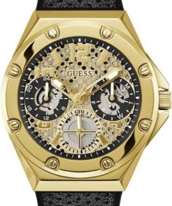 Guess Women's 40mm Watch - Multi-Color Strap Multi Dial Iridescent Case