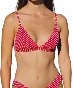 Damen Bikini-Set V-Kragen Schwimmanzug,Hoch tailliert Badeanzug | Sexy modischem tailliert schön Hoch high waist crinkle offener Rücken bikini set V-Kragen Triangel-bauchfreier Schwimmanzug