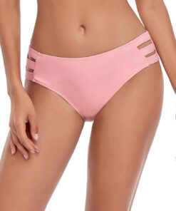 Ocean Blues Damen Badehose mit seitlichen Ausschnitten & voller Abdeckung – Bikinihose für Strand & Urlaub
