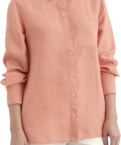 Marc O'Polo Damen Leinenhemd Langarm Regular Fit