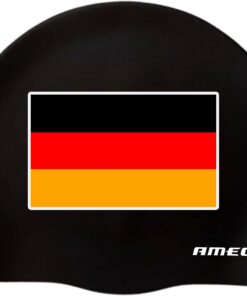 AMEO Premium Silikon Badekappe für Damen & Herren | Elastische Swim Cap Wasserdicht – Komfortable Schwimmhaube für Erwachsene & Jugendliche