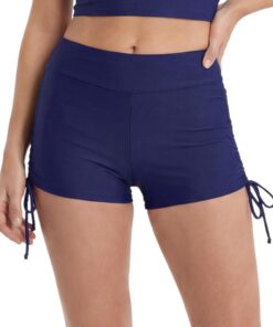 Aquarti Damen Badeshorts Badehose Bikini Shorts Kurz
