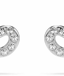 Swarovski Lifelong Kollektion, Pavé, Schleife, Weiß, Rhodiniert