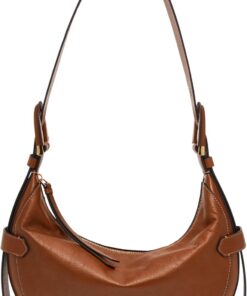 Fossil Damen Harwell Hobo, Brown, 30.5 Cm L X 8.9 Cm W X 20.3 Cm H EU