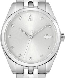 Lacoste Analog Quarzuhr für Damen Kollektion Tuilerie mit Edelstahlarmband