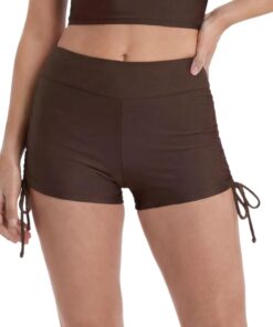 Aquarti Damen Badeshorts Badehose Bikini Shorts Kurz
